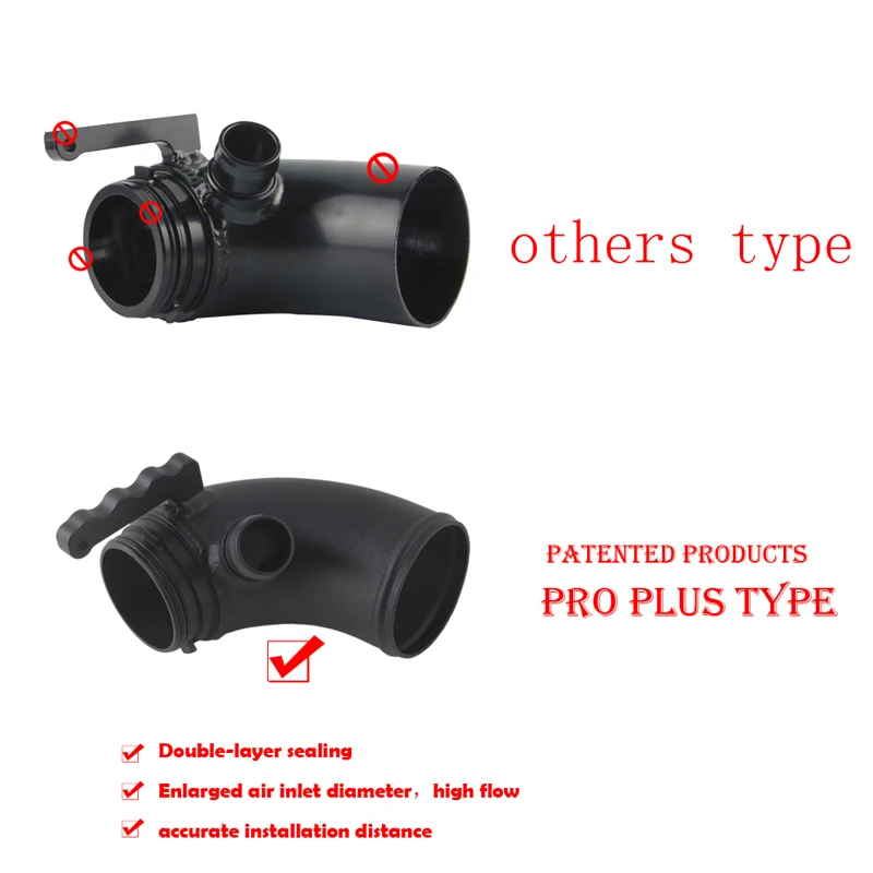 Tuberías de mejora de salida de entrada Turbo para coche, silenciador Turbo, elimina para Golf 7 Audi A3 8V S3 S1 TT Leon EA888 Gen3 1,8 T 2,0 T - imagen 4