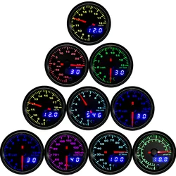 Manómetro turbo presión aceite con display LED multientrada coche