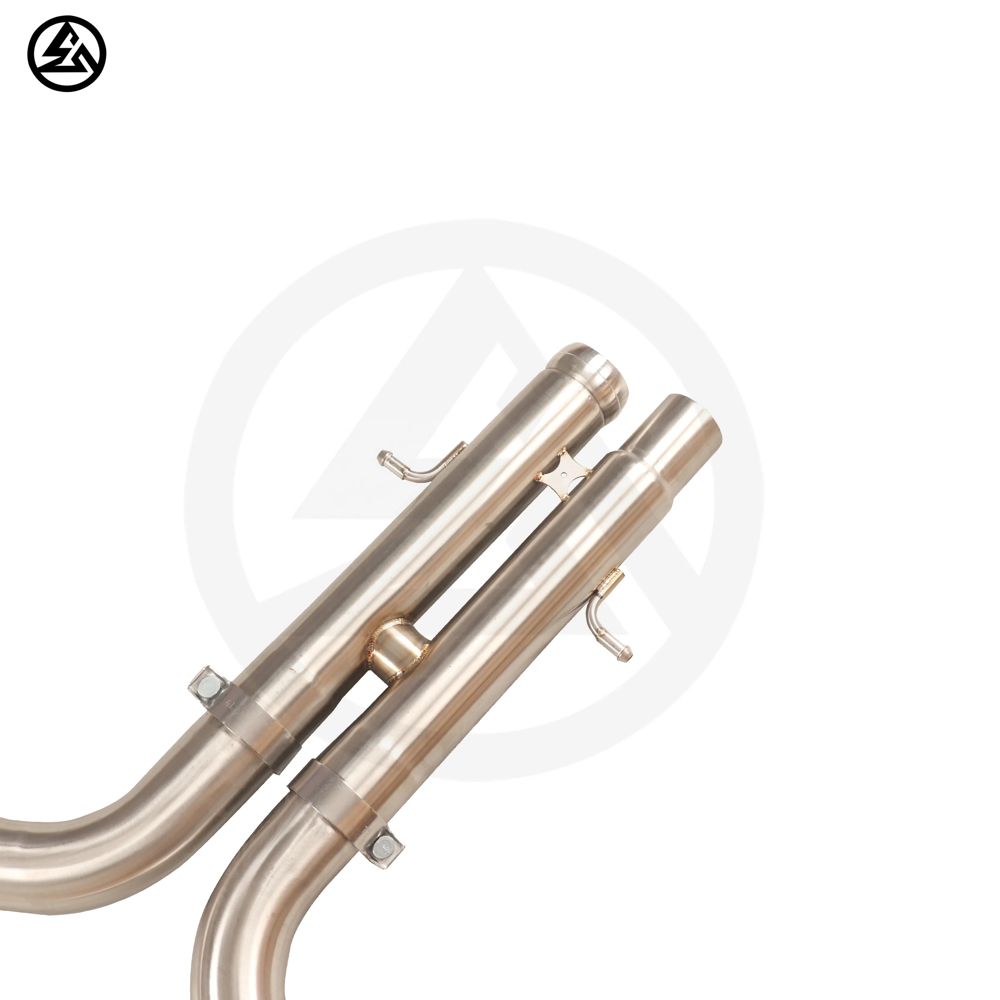 CSZ bajante de escape SS304 para Mercedes W221 5.5 V8 TT S63 2011-2015 tubo recto - imagen 3
