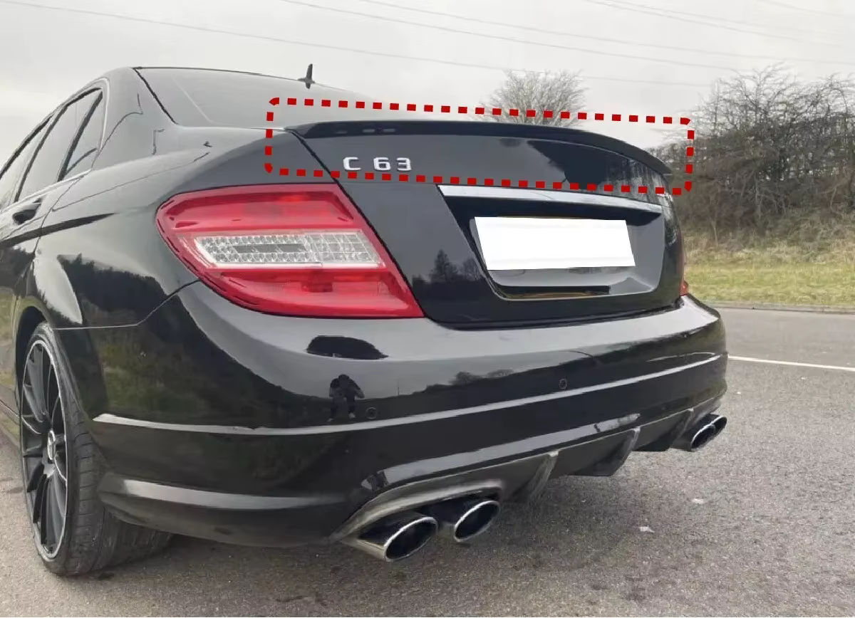 Alerón trasero Mercedes-Benz W204 Clase C – C180 C200 C300 C63 2008-2014 - imagen 5