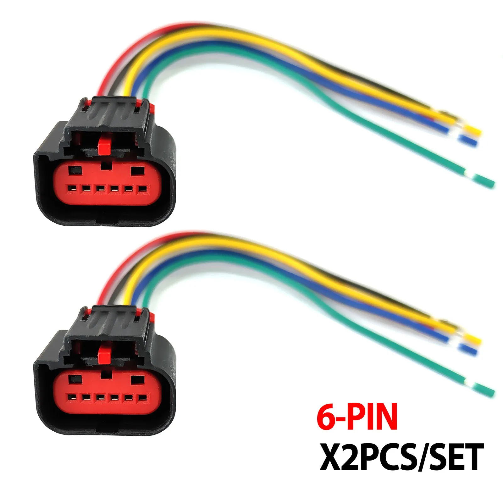 2 piezas para Land Range Rover Sport Evoque Freelander II Defender L316 Discovery Sport MAF Sensor de flujo de aire masivo conector enchufe cableado - imagen 2