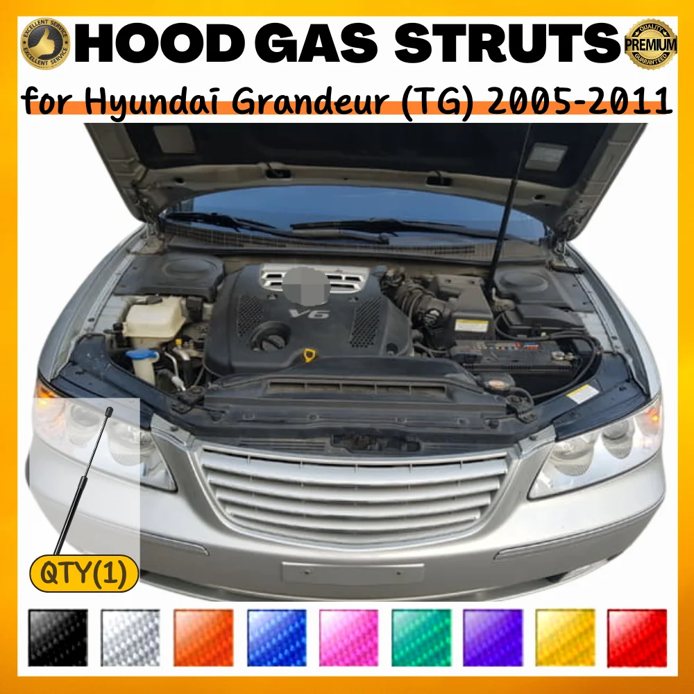 Amortiguador de capó de gas para Hyundai Grandeur TG 2005-2011