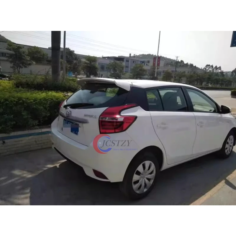 Para Toyota Yaris Spoiler 2014 - 2022 alta calidad ABS plástico Color alerón trasero del techo alerón del maletero estilo del coche - imagen 5