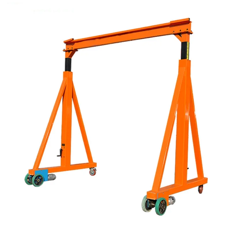 Grúa portátil de 1 a 10 toneladas, altura ajustable, polipasto móvil eléctrico pequeño, grúa de pórtico de portal de taller - imagen 4