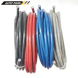 Latiguillo de freno PTFE AN3 trenzado en acero inoxidable para moto