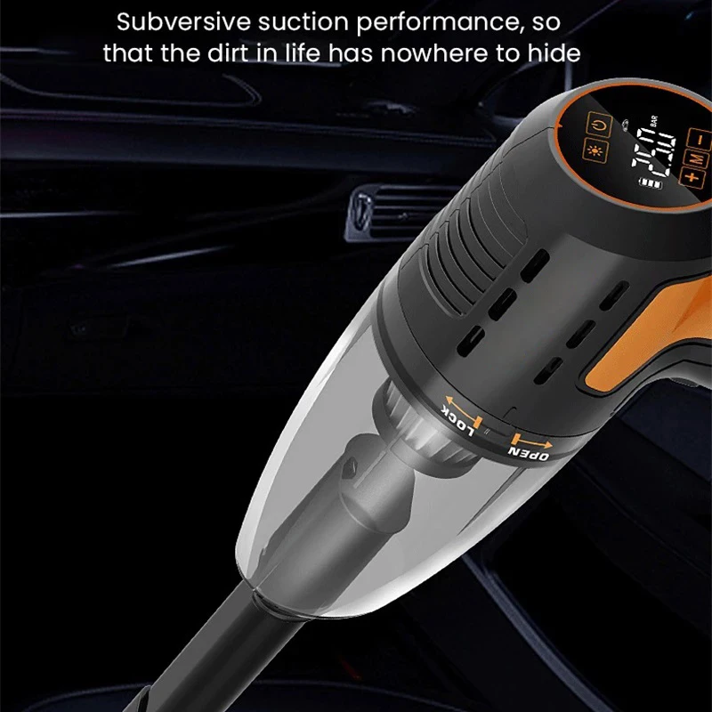 Compresor aire inalámbrico 4 en 1 inflador neumáticos aspirador coche - imagen 3