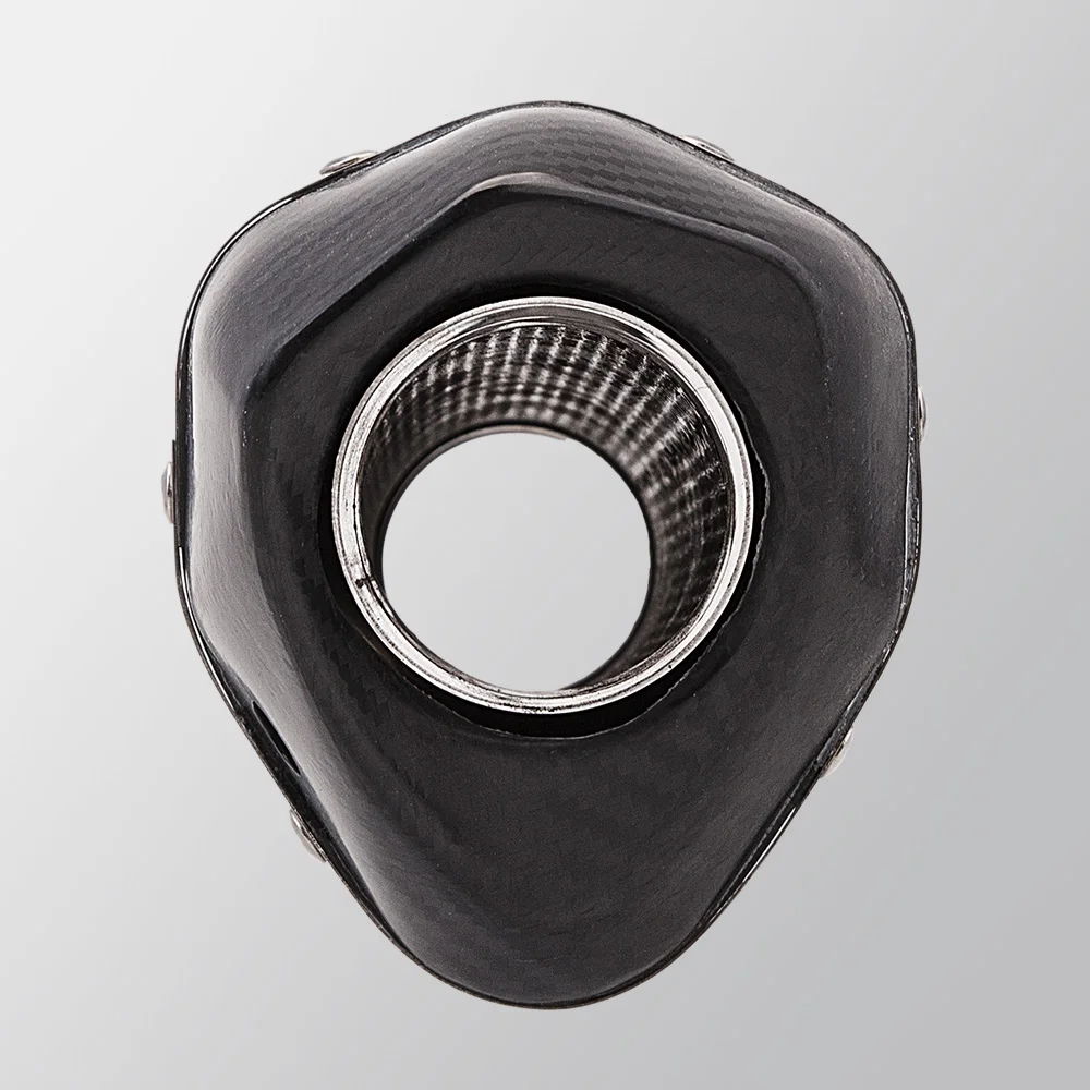Tubo escape universal titanio silenciador fibra carbono modificado XJ6 - imagen 4