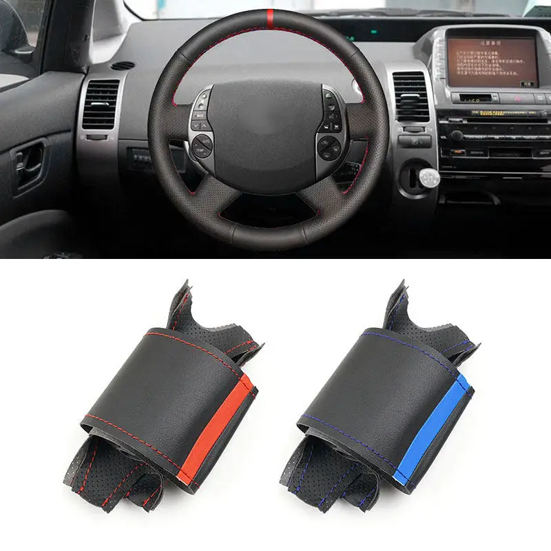 Cubierta de volante en microfibra perforada – Toyota Prius XW20