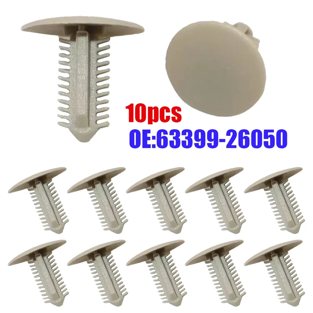 Toyota 63399-26050 – Clips de fijación de techo para panel gris - imagen 2