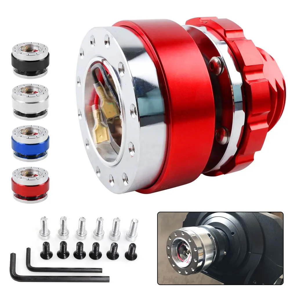 Adaptador rápido volante Thrustmaster TX T300 T500 TS-PC TS-XW – Kit 6 agujeros