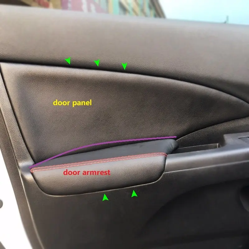 Fundas de reposabrazos de puerta para Honda CR-V 2012-2017 - imagen 4