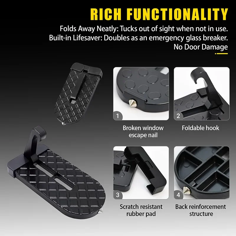 Portaequipajes plegable de techo para coche con soporte de aluminio - imagen 2