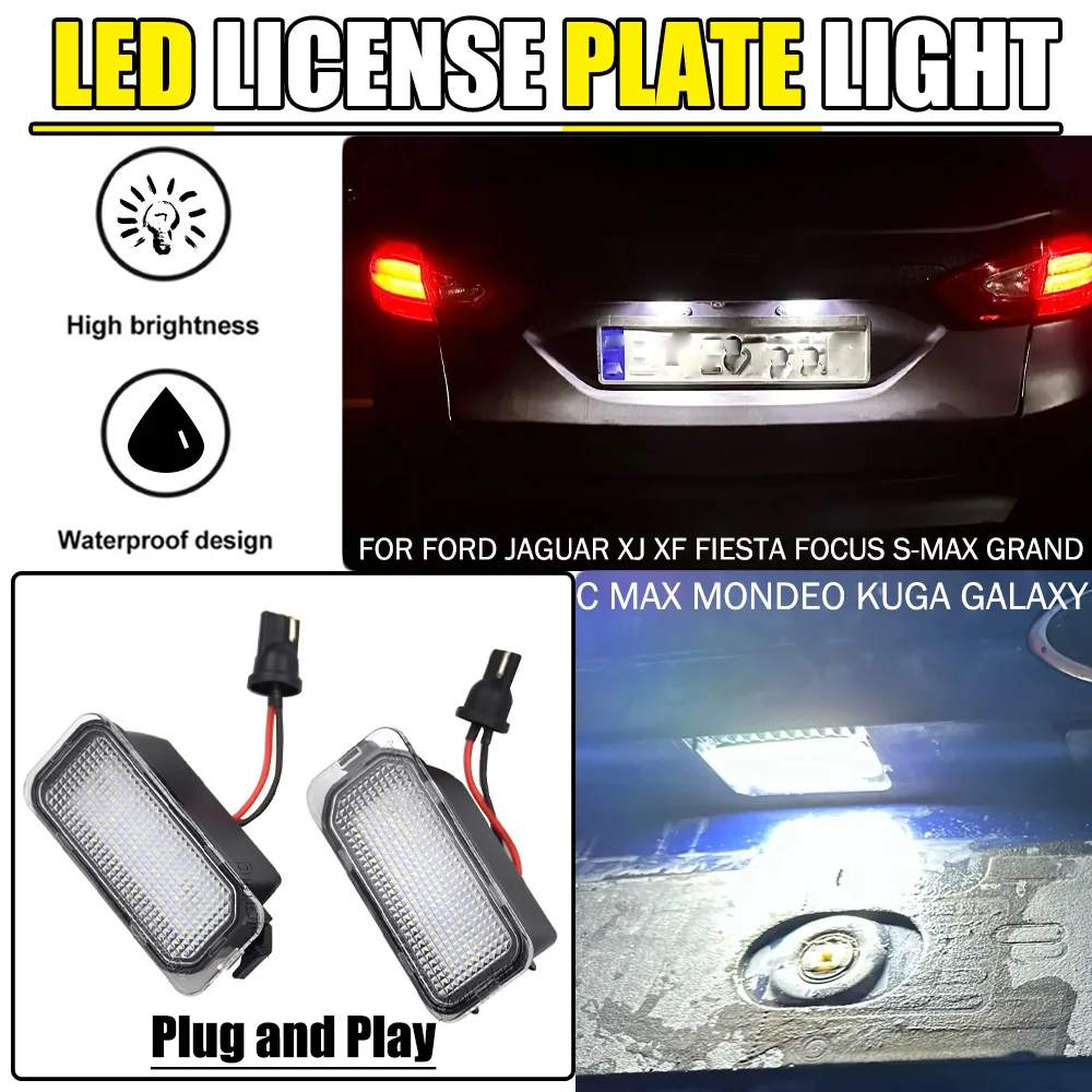 Luz de matrícula LED para Ford - Vista frontal del producto