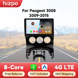 Autoradio Peugeot 3008 2009-2015 Hizpo Android CarPlay GPS 4G