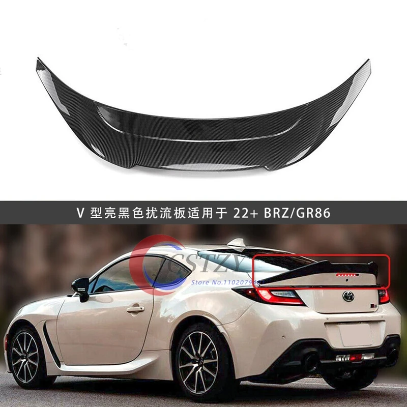 Alerón trasero Toyota GR86 y Subaru BRZ ZA86 negro brillante ABS - imagen 3