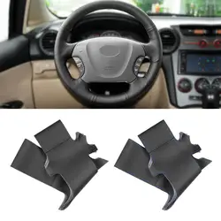 Funda de volante de cuero perforado para Kia Carnival II