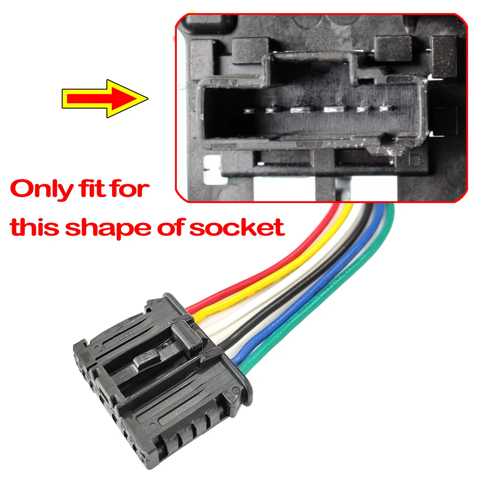 Conector luz trasera 6 pines 1606248780 para Dacia Logan Sandero Duster - imagen 3