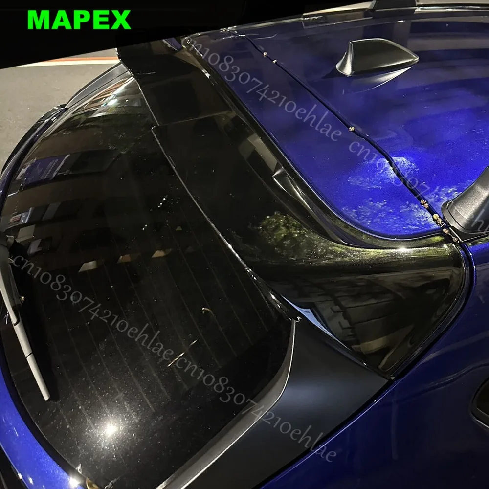 Alerón de techo trasero Subaru Crosstrek 2024 ABS negro brillante - imagen 2