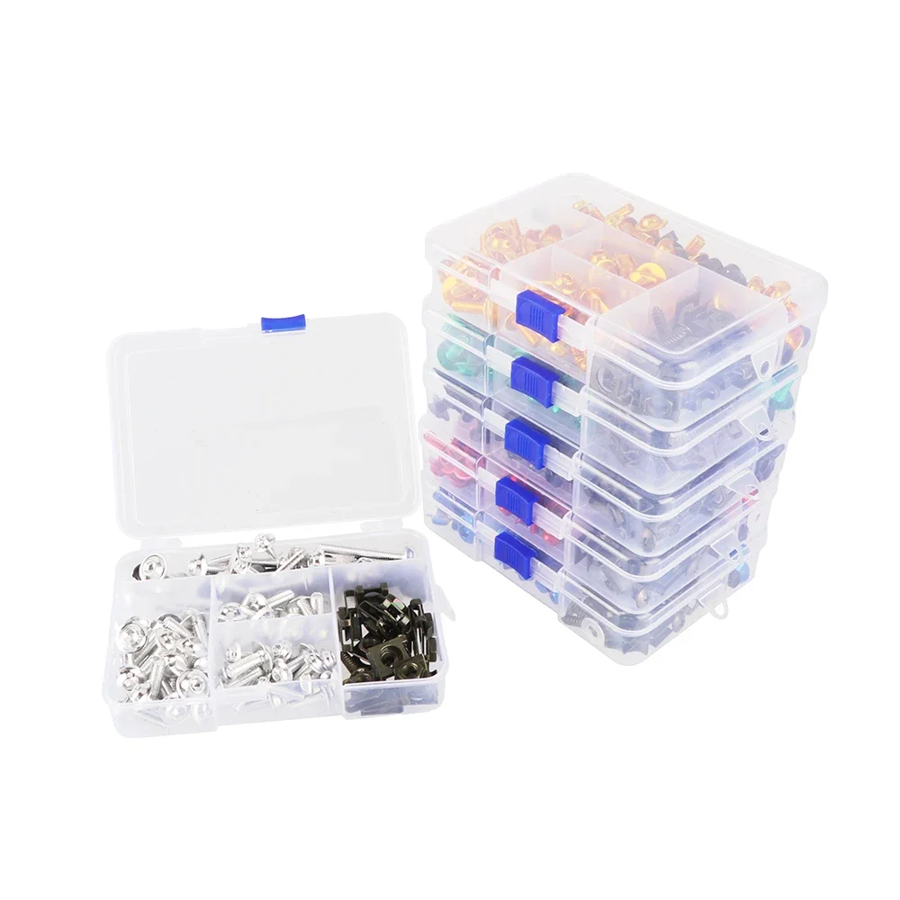 Elementos de sujeción incluidos en el kit de 177 piezas