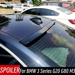Alerón de techo trasero BMW Serie 3 G20/G80 M3 2019 ABS negro carbono