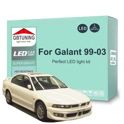 Bombillas LED Canbus interior para Mitsubishi Galant 1999-2002