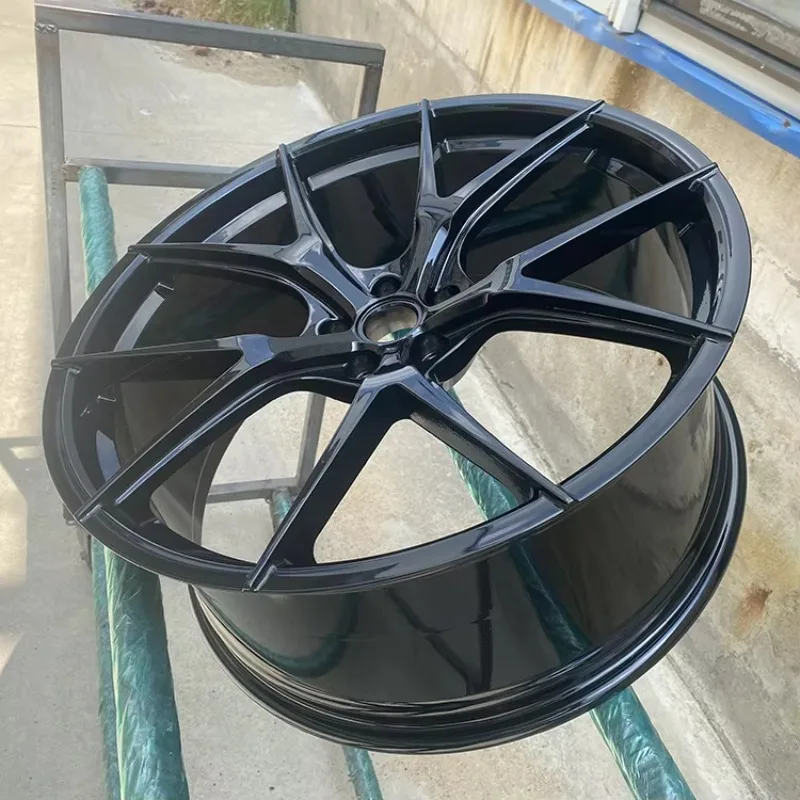 Llantas forjadas multirayos 5x112 negras para BMW X5 X6 - imagen 3