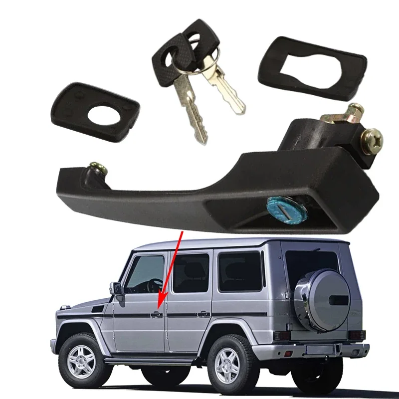 Manilla de puerta con cerradura y llaves – Mercedes Clase G W460-W463 - imagen 2
