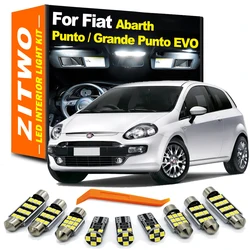 Kit bombillas LED interior ZITWO para Fiat Abarth Grande Punto Evo