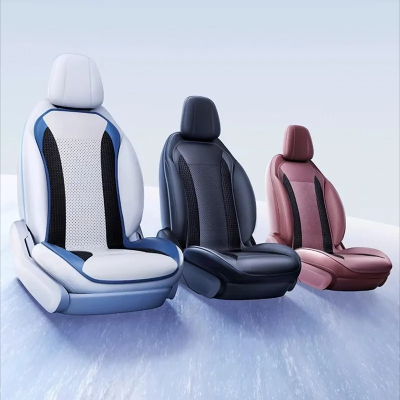 Cojín de asiento ventilado de cuero
