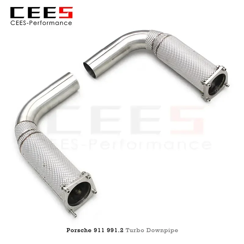 CEES tubo bajada Porsche 911 Turbo S 991/991.2 3.8L inox - imagen 3