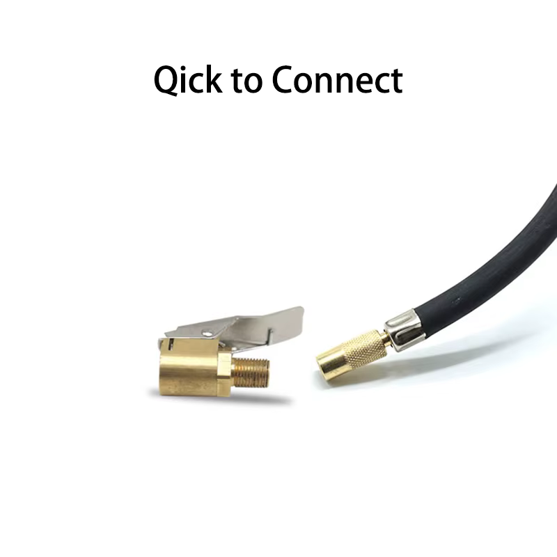 Adaptador con clip para válvula de neumático y compresor de aire - imagen 4