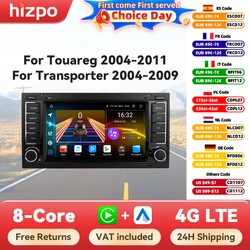 Hizpo Autoradio 2 DIN Android 13 con CarPlay y GPS para VW Touareg T5