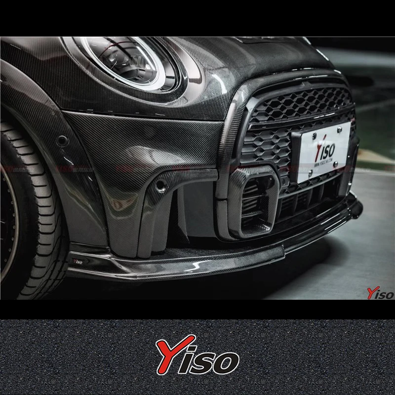 Kit aerodinámico MINI F56 JCW 2022 - fibra de carbono labio frontal - imagen 4