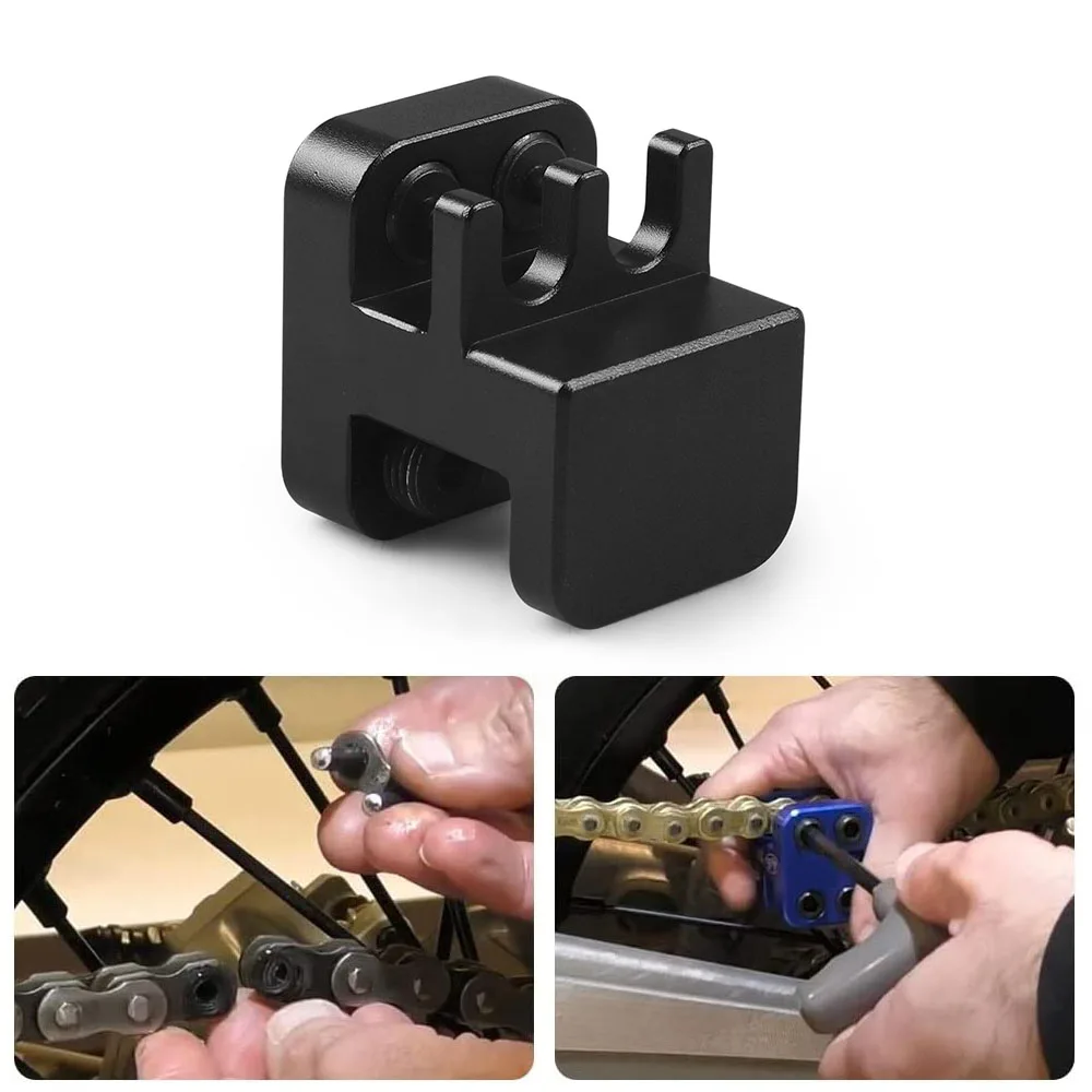Herramienta de prensa de cadena de eslabones maestros de aluminio 520 525 530 placa lateral motocicleta ATV DIRT BIKE - imagen 2