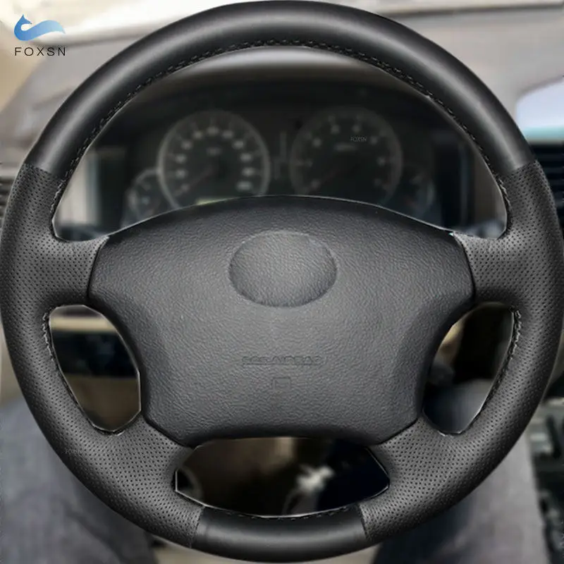 Protector volante cuero perforado cosido a mano Lexus LS400 GX470