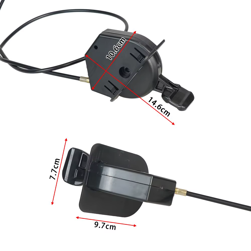 Detalle del cable de acelerador