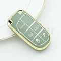 5 button green cover