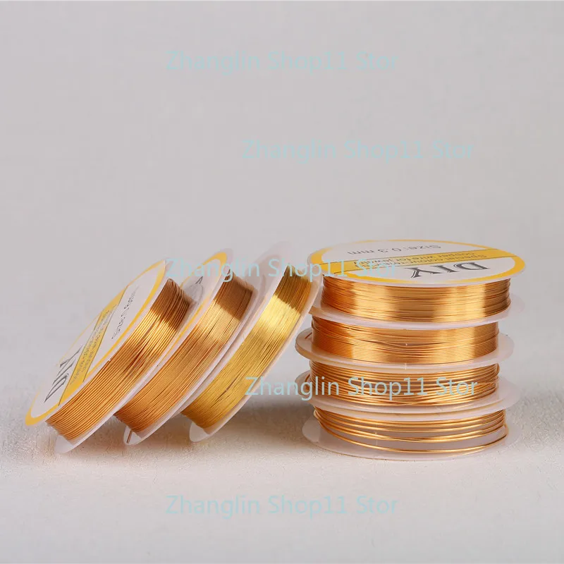 Cable de cobre dorado 0,2-1,0 mm para bisutería y abalorios - imagen 4