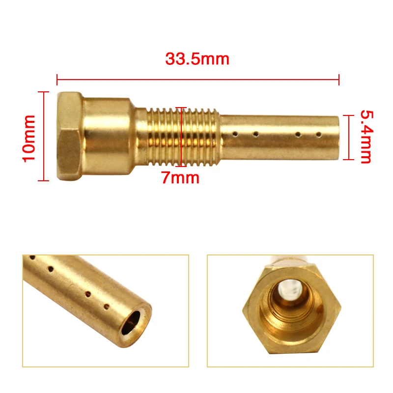 Tubo emulsor ZS Racing para carburador Keihin PWK, con chiclé principal - imagen 2
