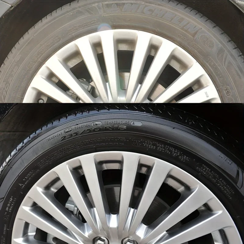 Cera ennegrecida para ruedas - brillo de neumáticos duradero - imagen 2