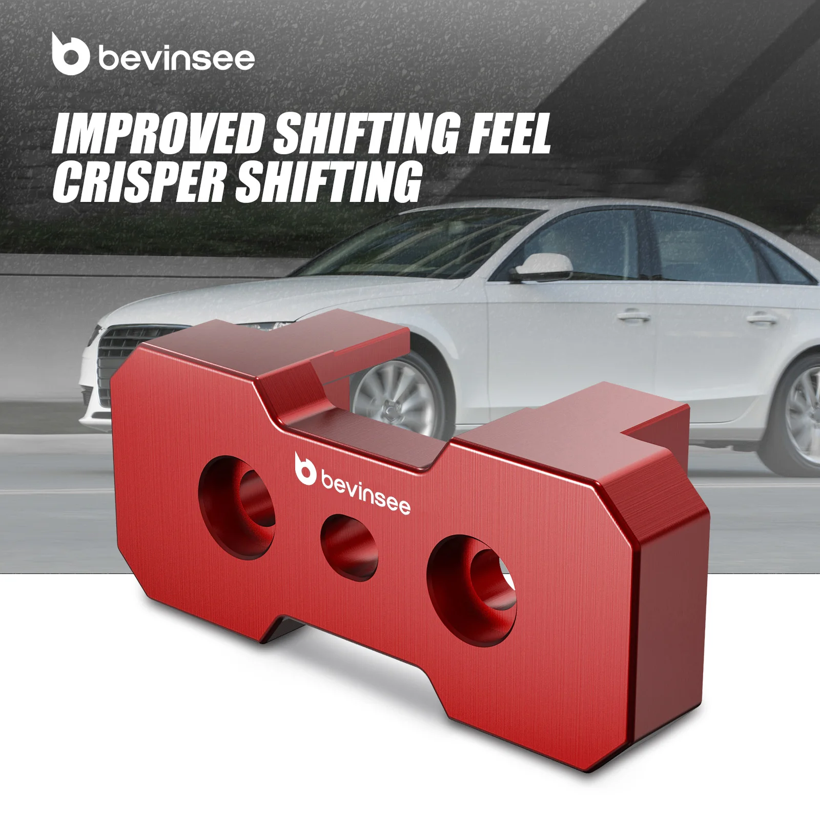 BEVINSEE Inserto de soporte de transmisión para Audi A4, A5 y Q5 B8/B8.5 - imagen 4