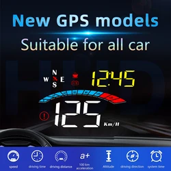Head-Up Display para parabrisas con GPS y velocímetro
