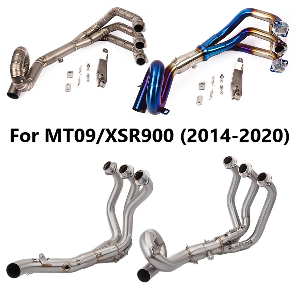 Tubo de conexión de escape 51 mm Yamaha MT-09 FZ-09 Tracer 900