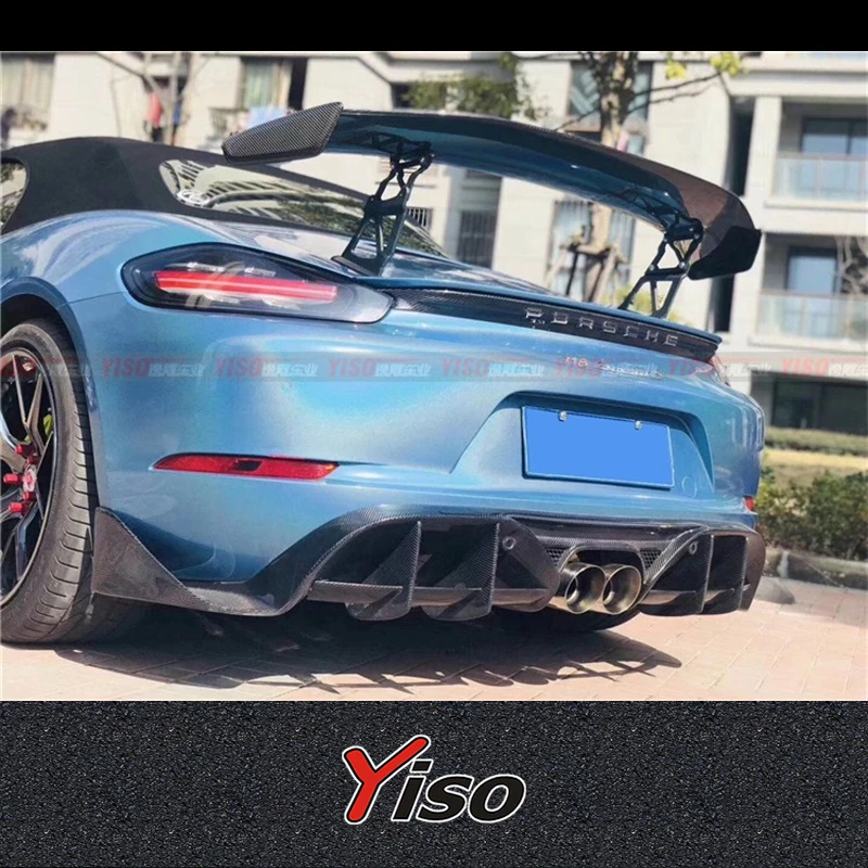 Alerón fibra de carbono para Porsche Cayman S 718 GT4 Boxster - imagen 5