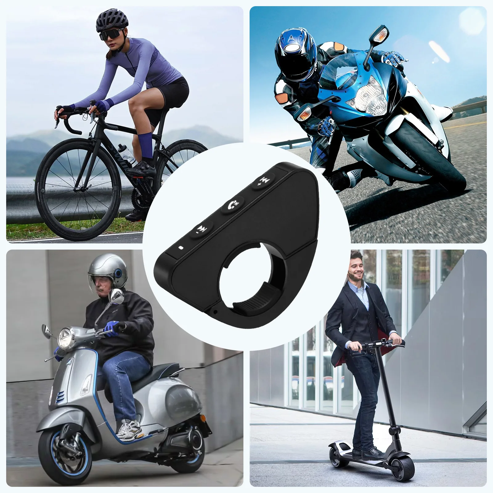 Mando manillar inalámbrico resistente al agua para moto - imagen 5