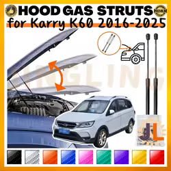 Puntales de capó Karry K60 2016-2025 amortiguadores delanteros