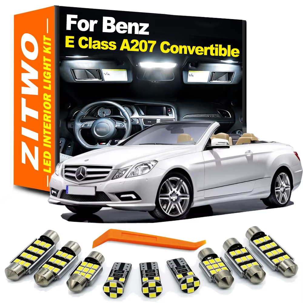 Kit LED interior ZITWO para Mercedes-Benz Clase E A207 Cabrio 2010-2016