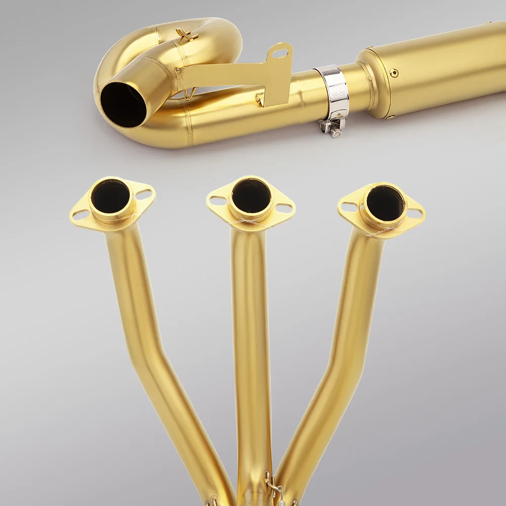 Para CF675SR 675SR 675R-R 675 SR-R sistema de Escape completo para motocicleta Escape tubo de enlace frontal Escape Moto - imagen 5