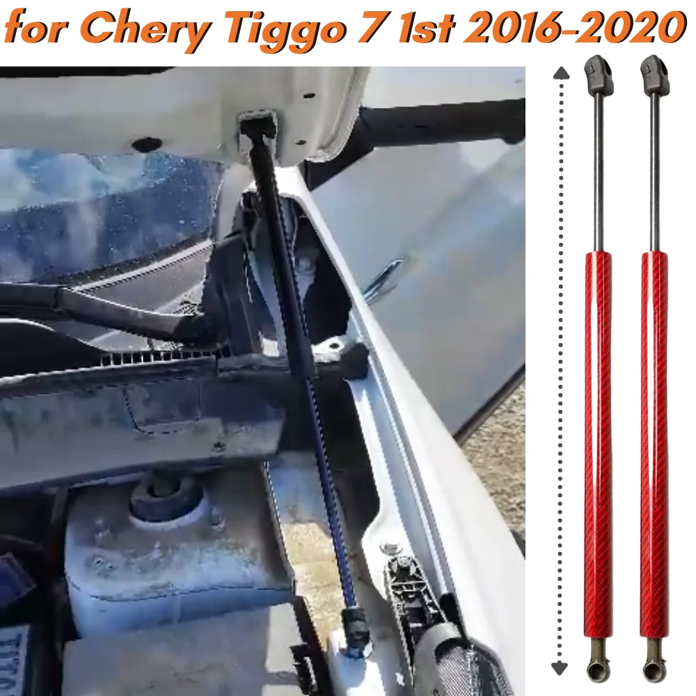 Puntales de capó gas Chery Tiggo 7 1ª gen 2016-2020