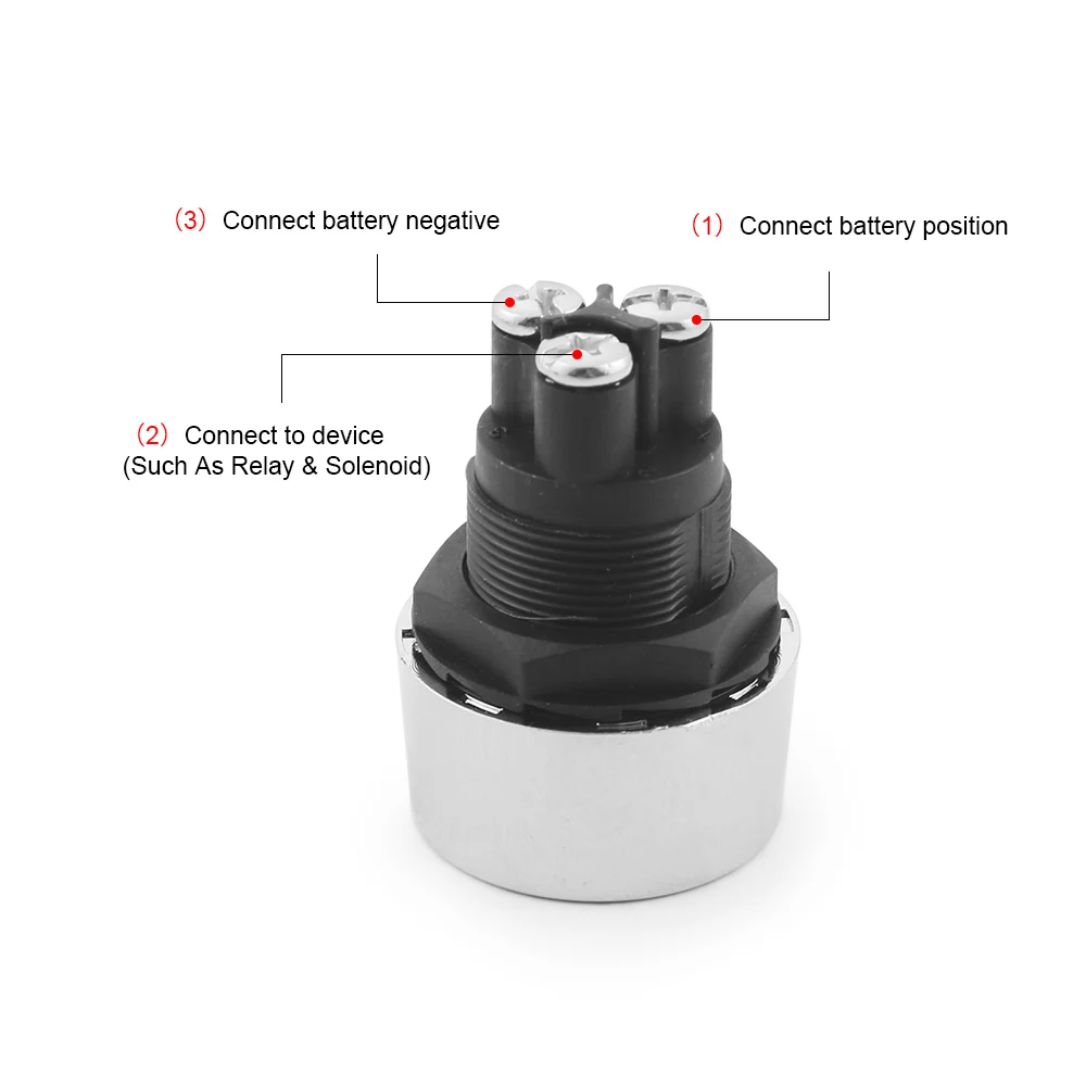 Interruptor de arranque para coche 12 V 50 A SPST 3 pines - imagen 5
